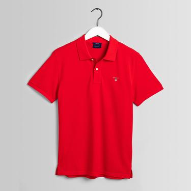  GANT Erkek Kırmızı Regular Fit Polo
