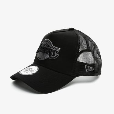  New Era Bob Team Logo 9Forty AF Trckr Loslak Unisex Siyah Şapka