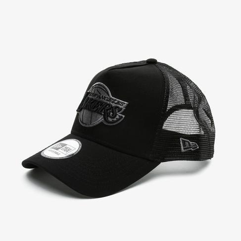  New Era Bob Team Logo 9Forty AF Trckr Loslak Unisex Siyah Şapka