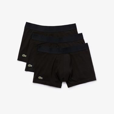  Lacoste Erkek 3'lü Siyah Boxer