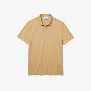  Lacoste Paris Erkek Regular Fit Bej Polo