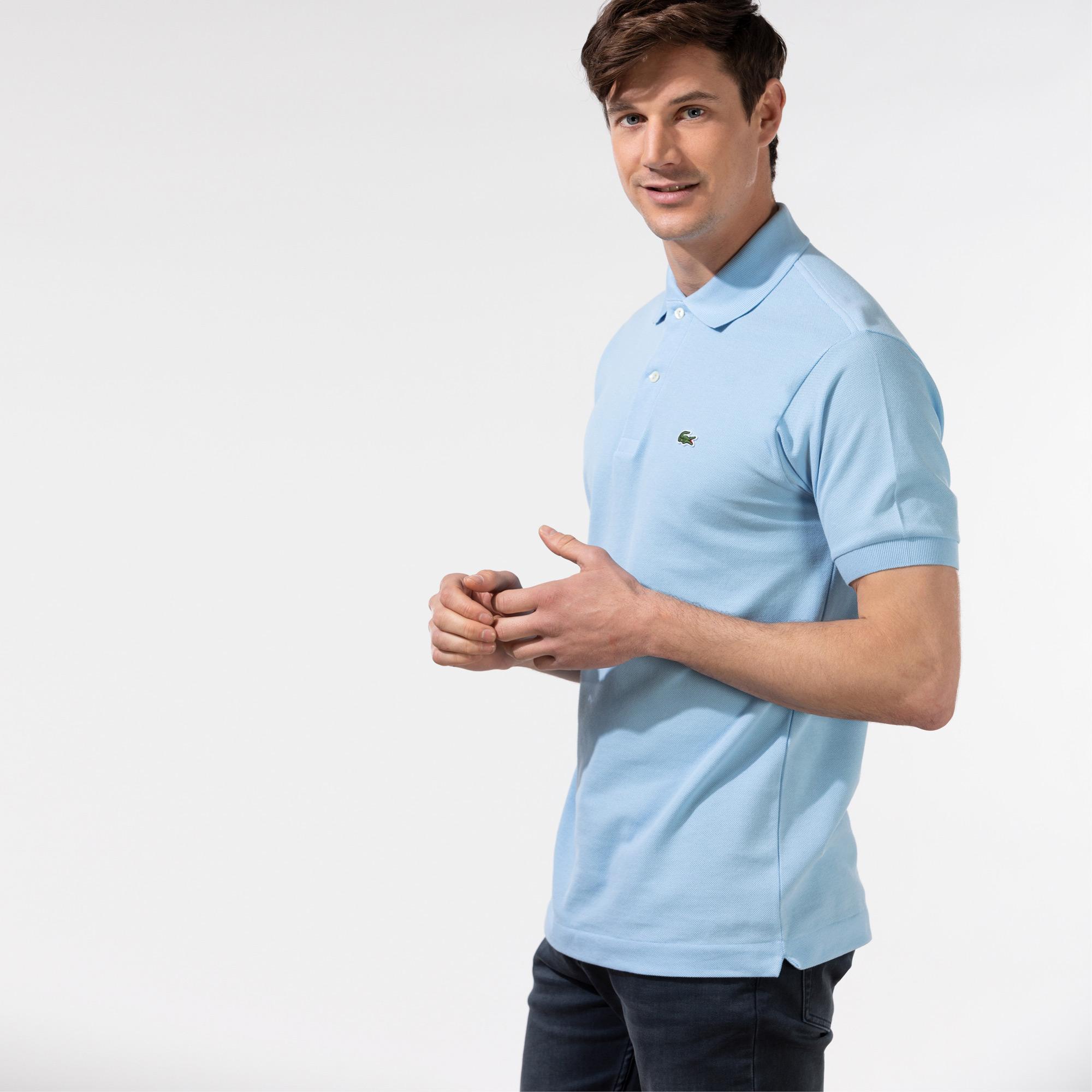 Lacoste Klasik Fit Açık Mavi Polo
