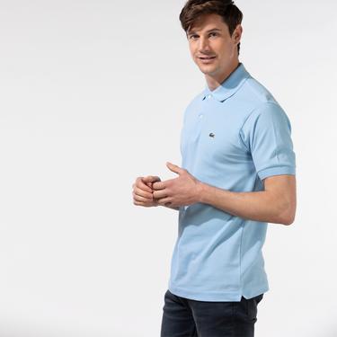  Lacoste Klasik Fit Açık Mavi Polo