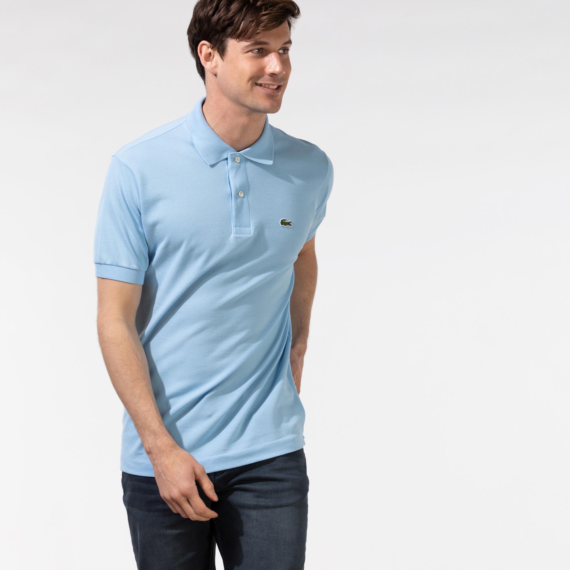 Lacoste Klasik Fit Açık Mavi Polo