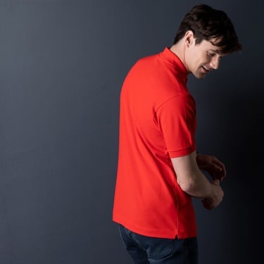  Lacoste Klasik Fit Kırmızı Polo