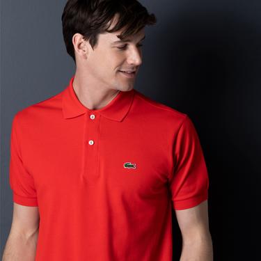  L.12.12 Erkek Classic Fit Kırmızı Polo