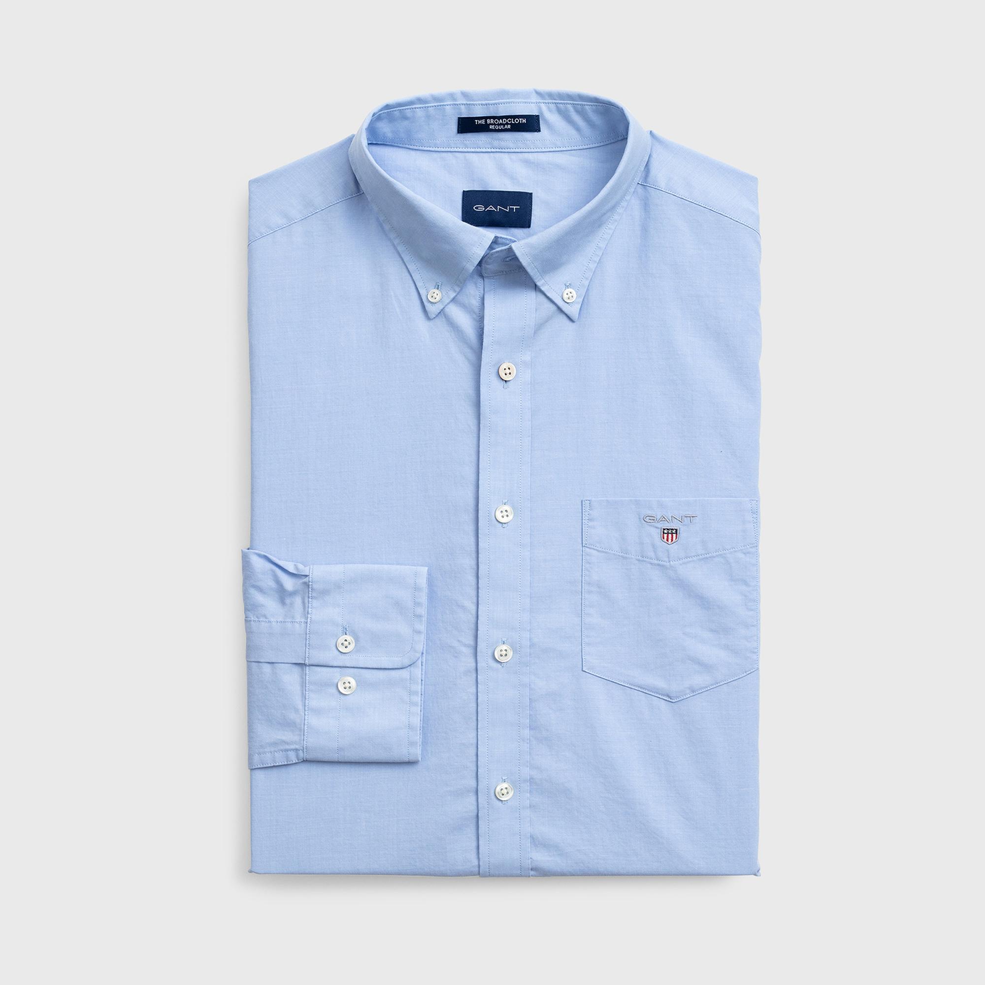 Gant Erkek Mavi Regular Fit Gömlek