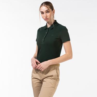  Lacoste Slim Fit Yeşil Polo