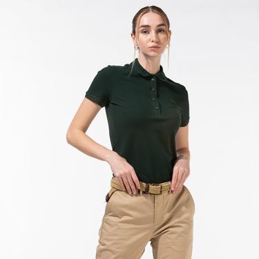  Lacoste Slim Fit Yeşil Polo