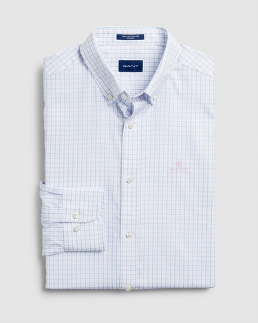  GANT Erkek Pembe Regular Fit Kareli Gömlek