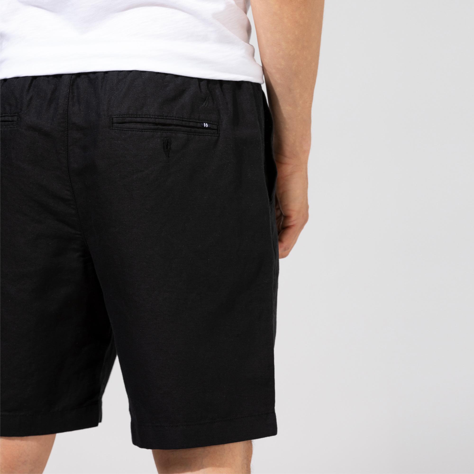 Nautica Siyah Classic Fit Şort