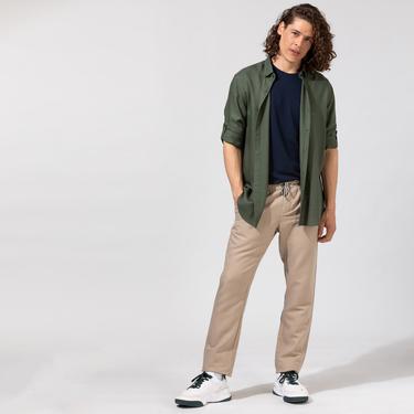  Nautica Bej Classic Fit Pantolon