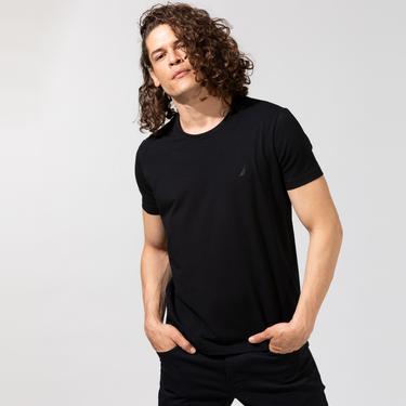  Nautica Siyah Standart Fit T-Shirt