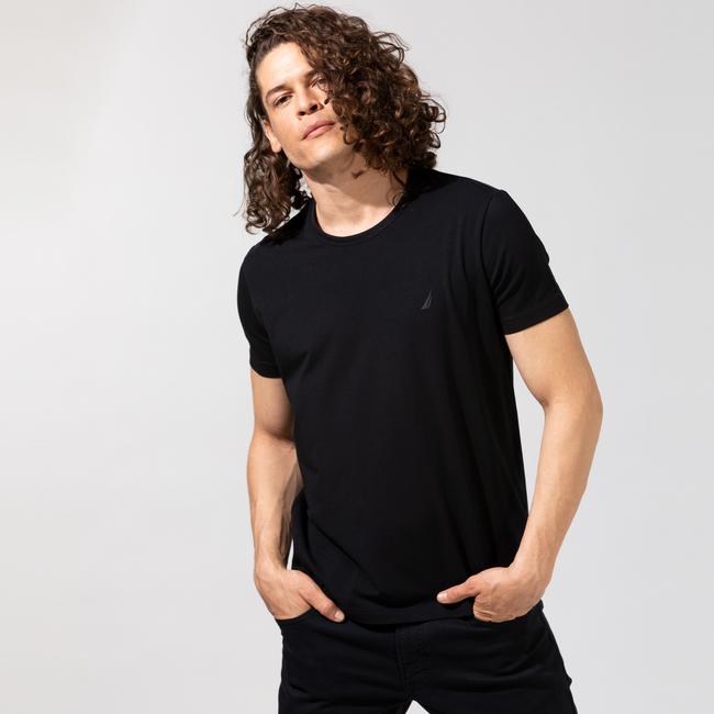  Nautica Siyah Standart Fit T-Shirt
