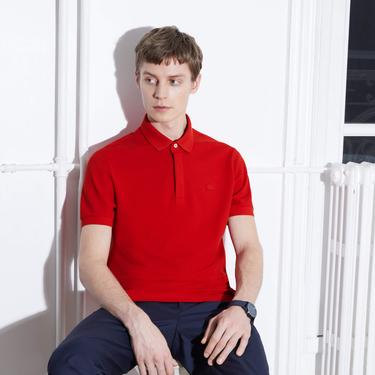 Erkek Regular Fit Paris Kırmızı Polo