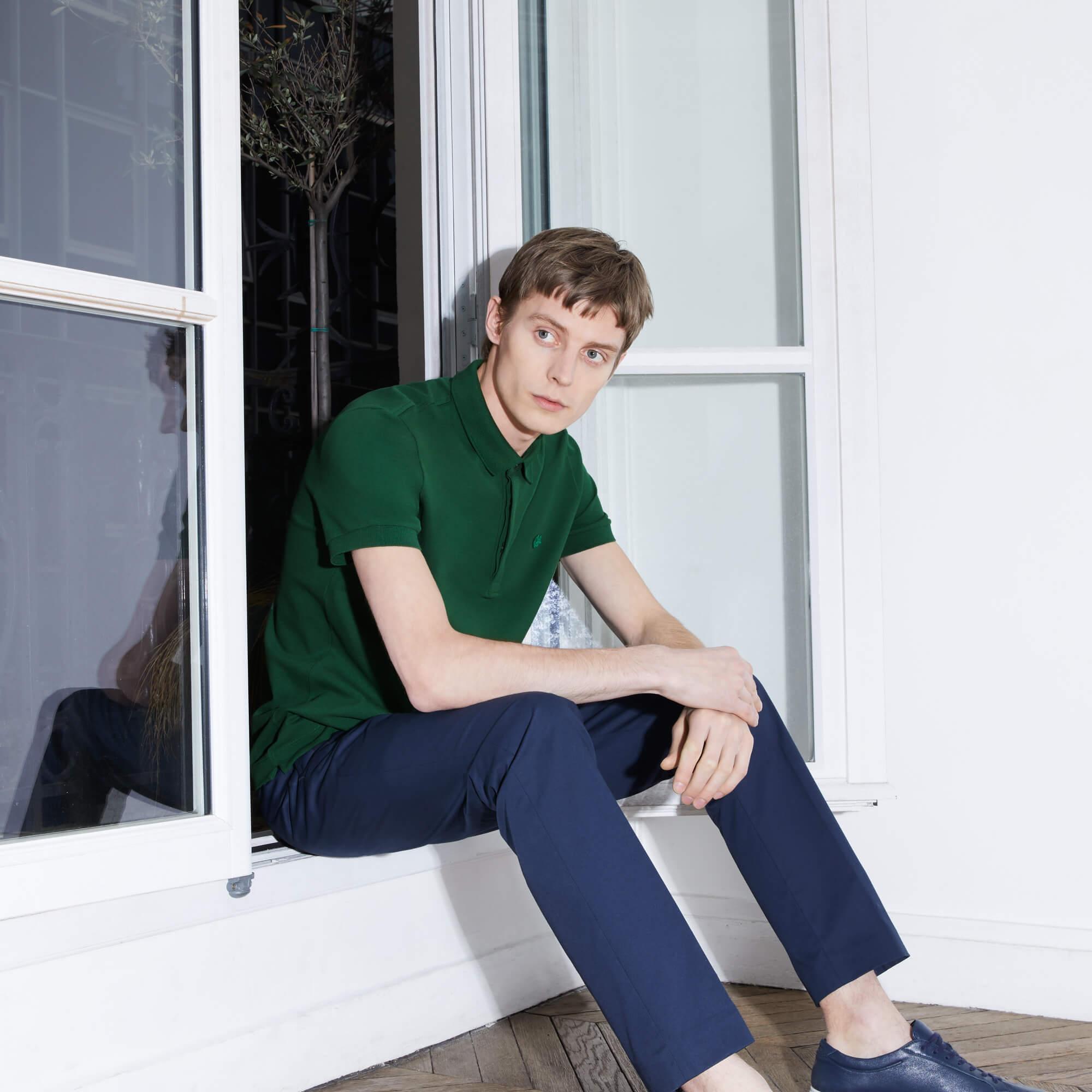 Lacoste Paris Erkek Regular Fit Yeşil Polo