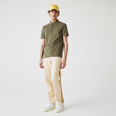  Lacoste Erkek Regular Fit Haki Polo