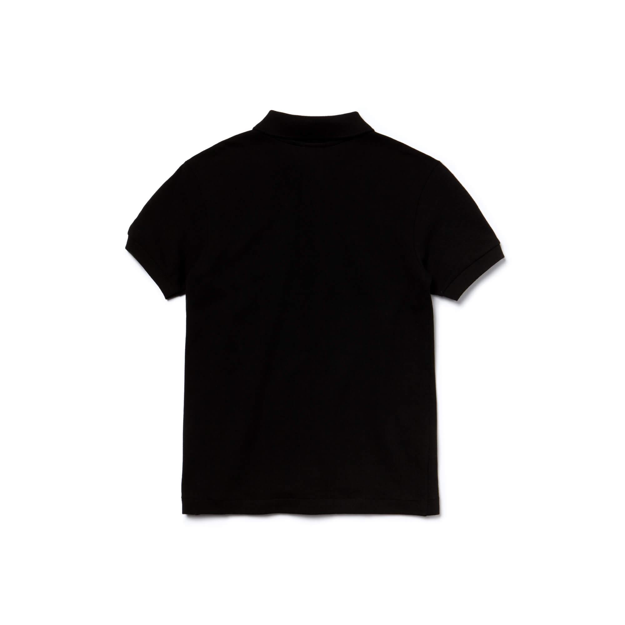 Lacoste Erkek Çocuk Regular Fit Siyah Polo