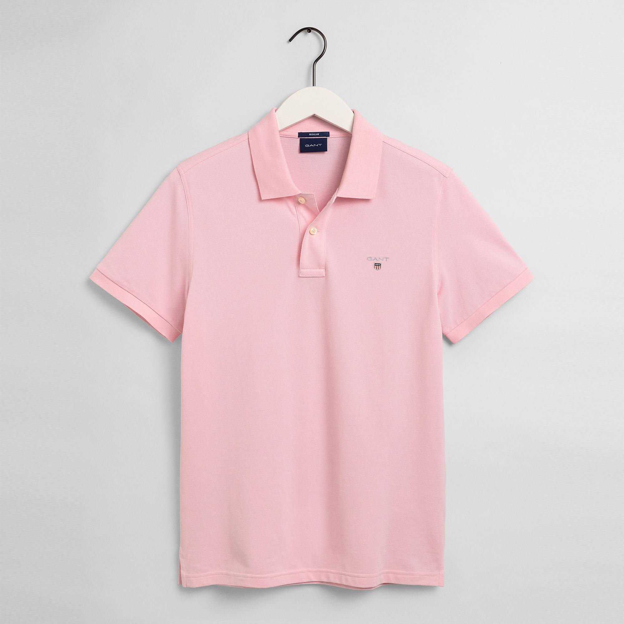 GANT Erkek Pembe Regular Fit Polo