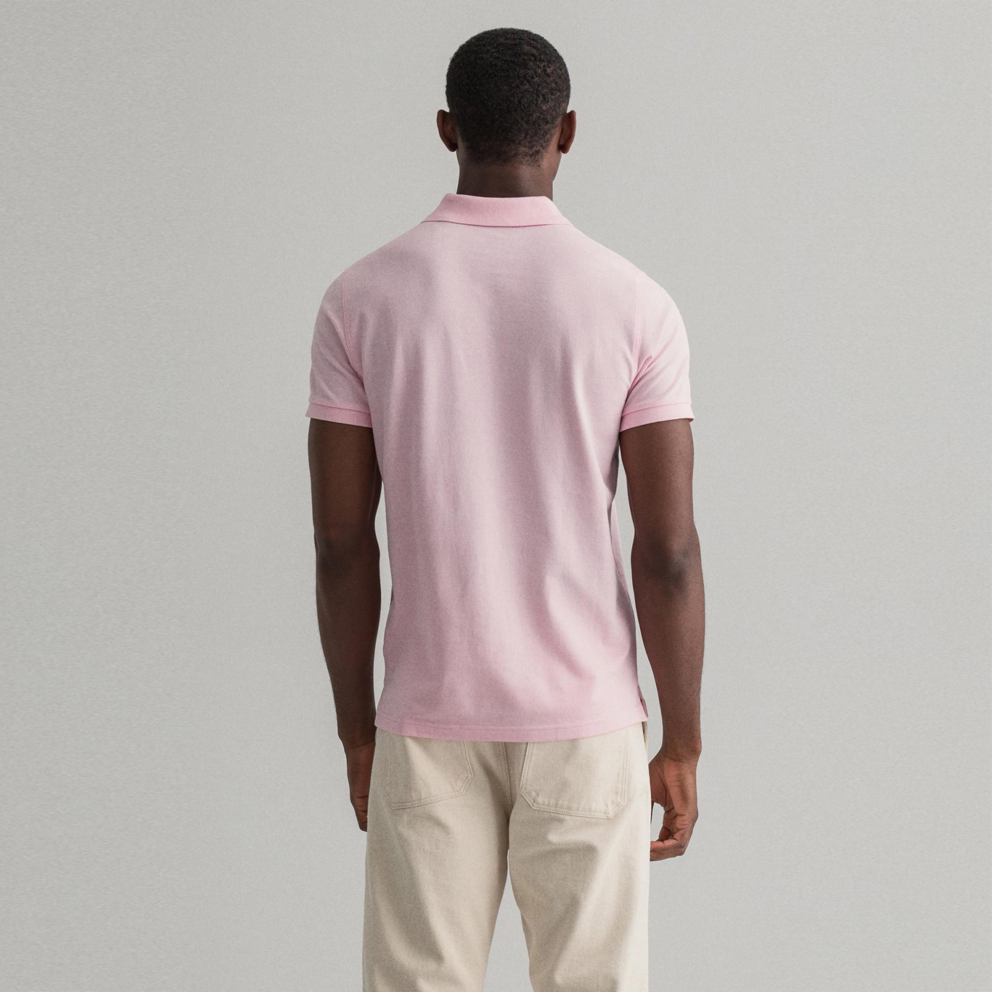 GANT Erkek Pembe Regular Fit Polo