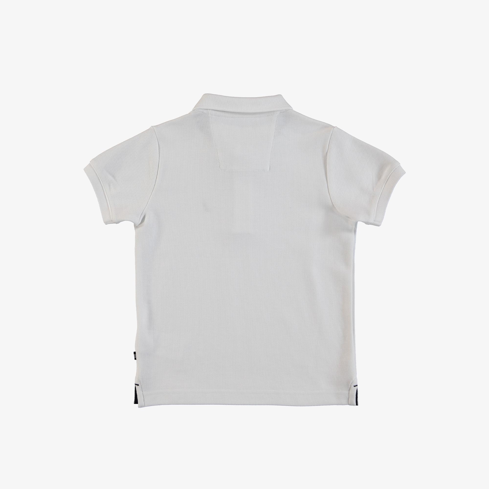 Nautica Erkek Çocuk Beyaz Kısa Kollu Polo Yaka T-Shirt