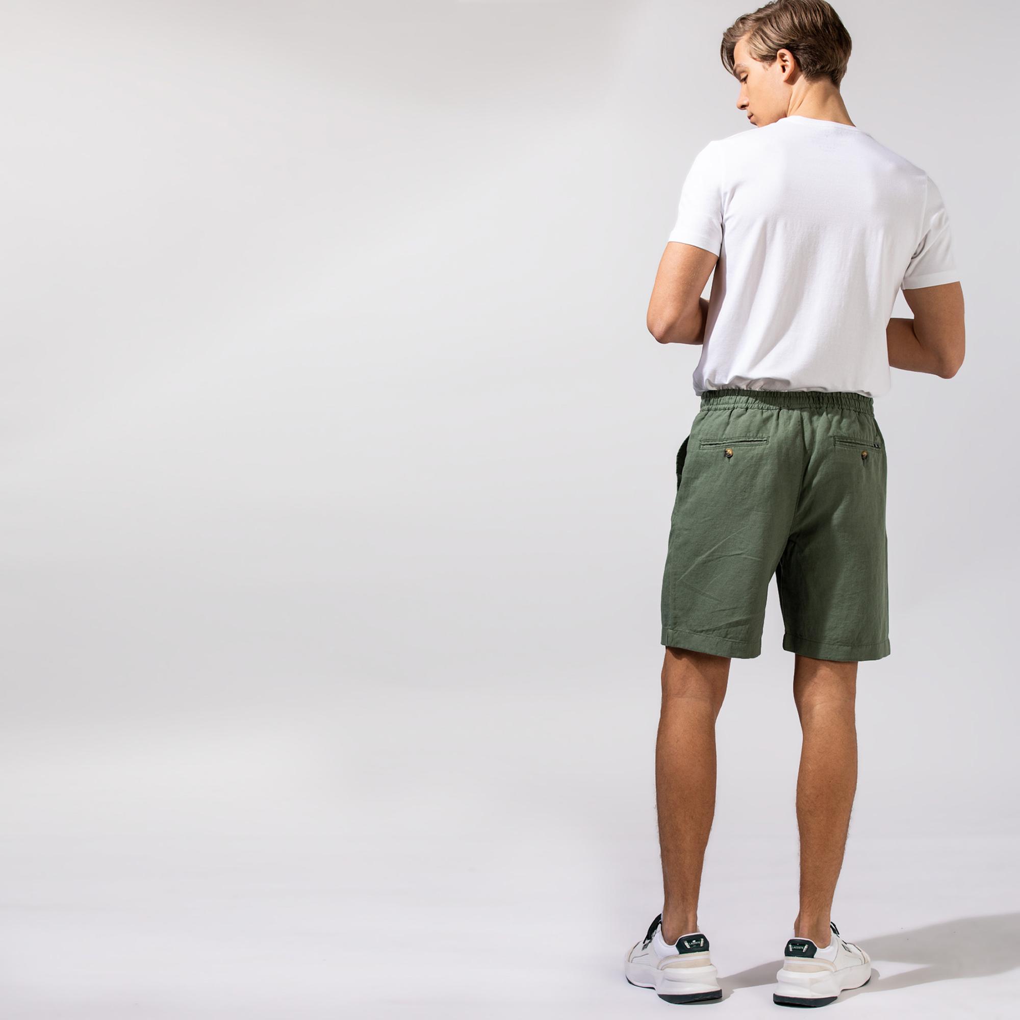 NAUTICA ERKEK YEŞİL CLASSIC FIT BERMUDA ŞORT