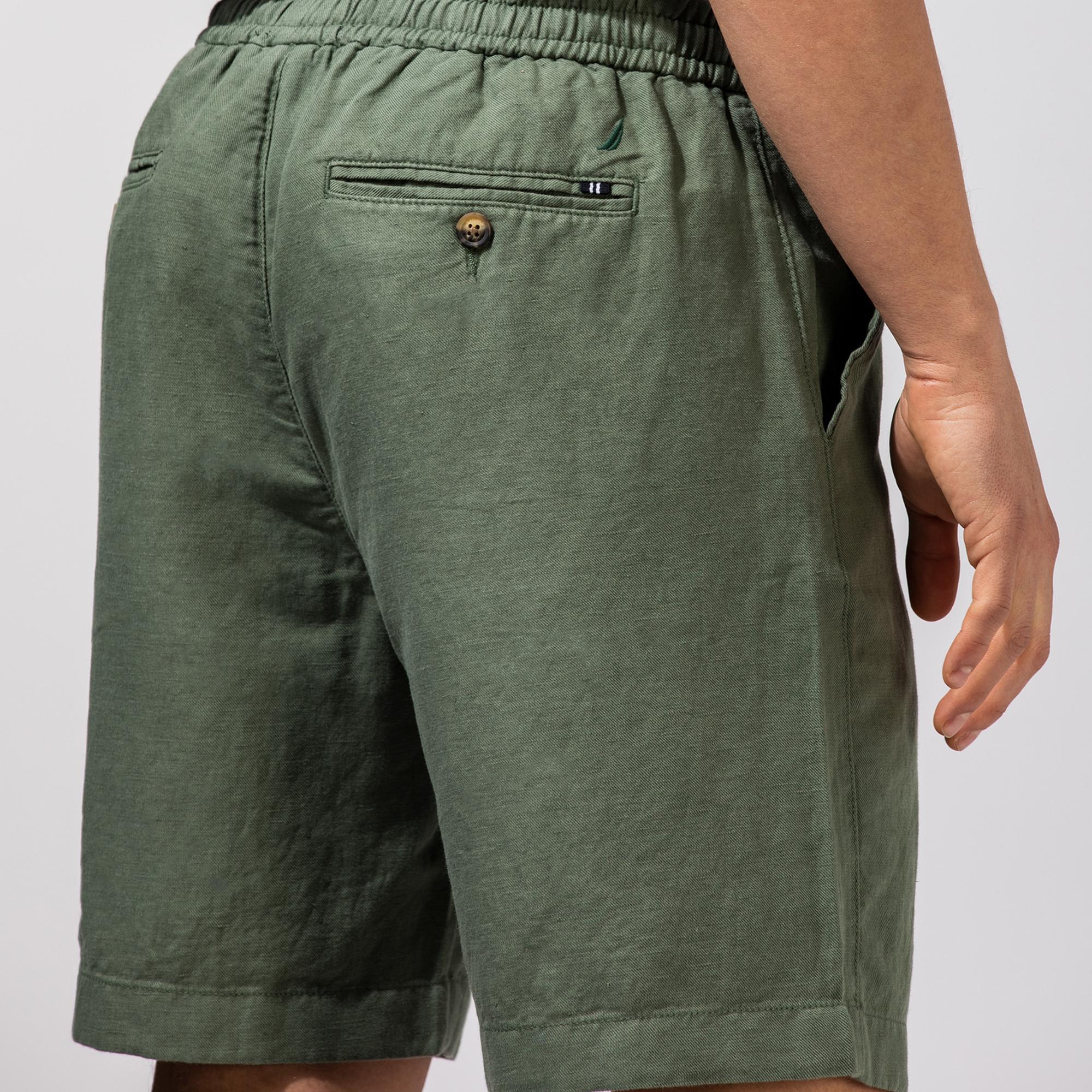 NAUTICA ERKEK YEŞİL CLASSIC FIT BERMUDA ŞORT