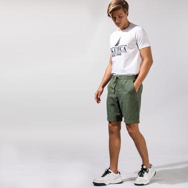  NAUTICA ERKEK YEŞİL CLASSIC FIT BERMUDA ŞORT