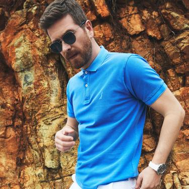  Nautica Mavi Classic Fit Polo