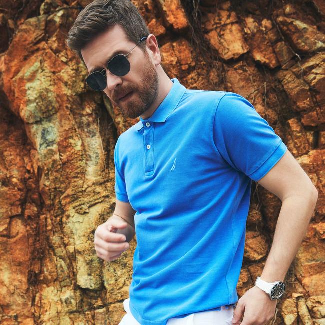  Nautica Mavi Classic Fit Polo