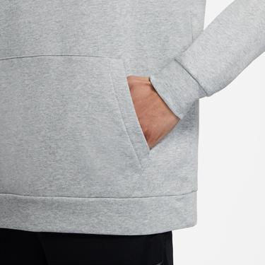  Nike Dri-Fit Swoosh Erkek Gri Kapüşonlu Sweatshirt