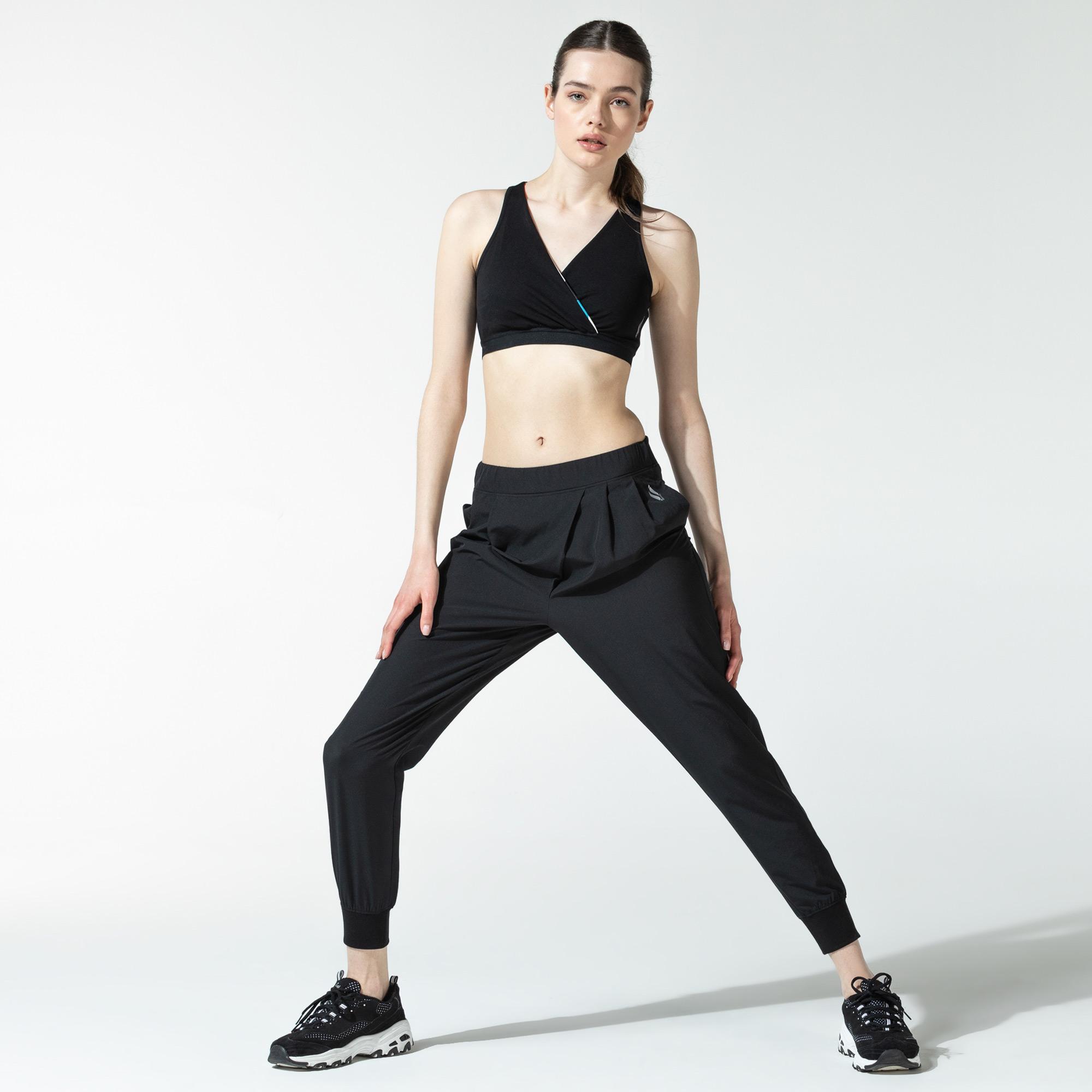 Skechers Micro Coll Daily Kadın Siyah Günlük Eşofman Altı