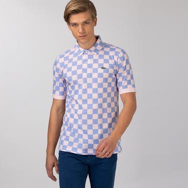  Lacoste L!ve Unisex Çizgili Renkli Polo
