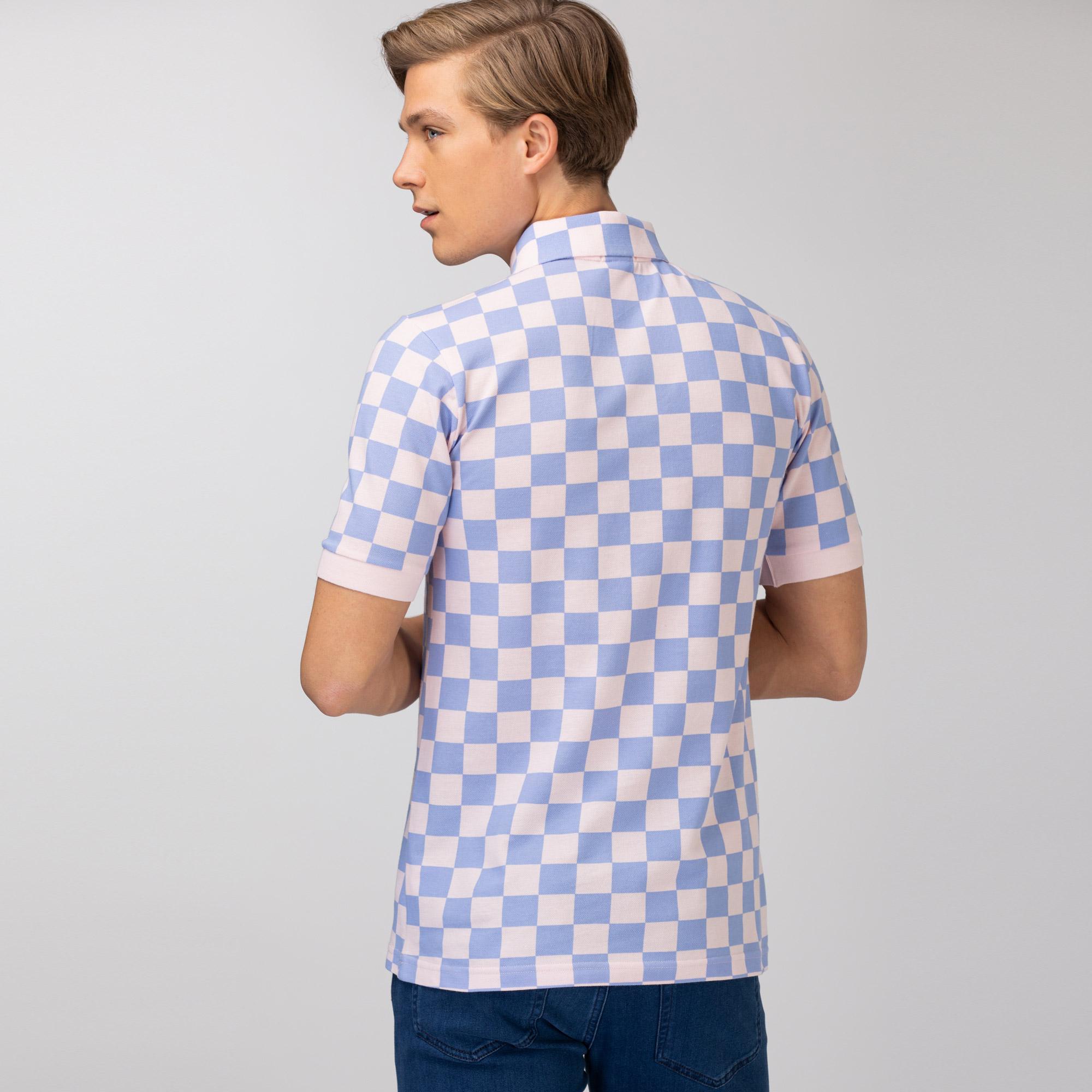 Lacoste L!ve Unisex Çizgili Renkli Polo