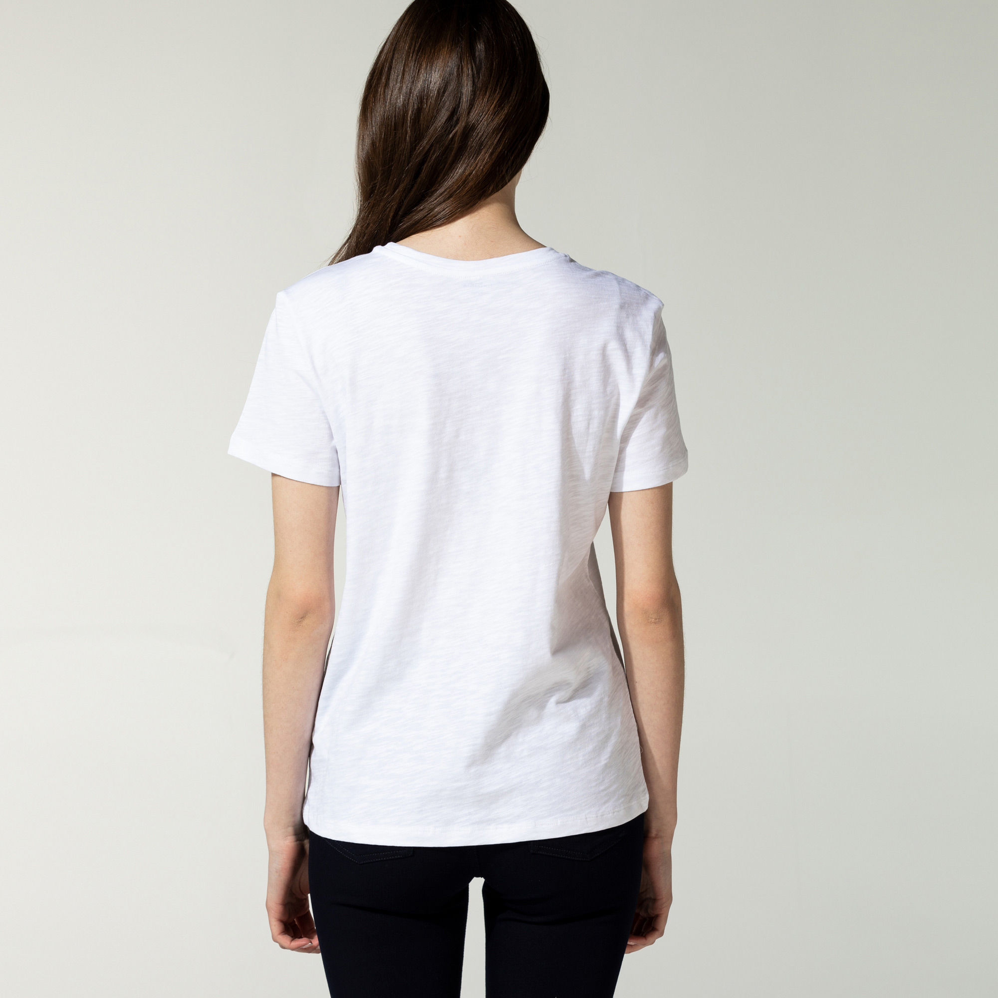 Nautica Kadın Beyaz Baskılı T-Shirt