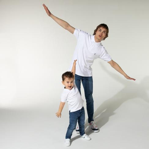  Nautica Erkek Çocuk Beyaz Kısa Kollu Polo