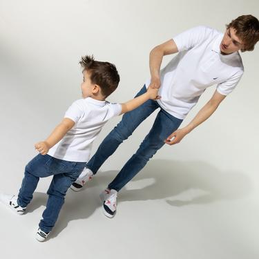  Nautica Erkek Çocuk Beyaz Kısa Kollu Polo