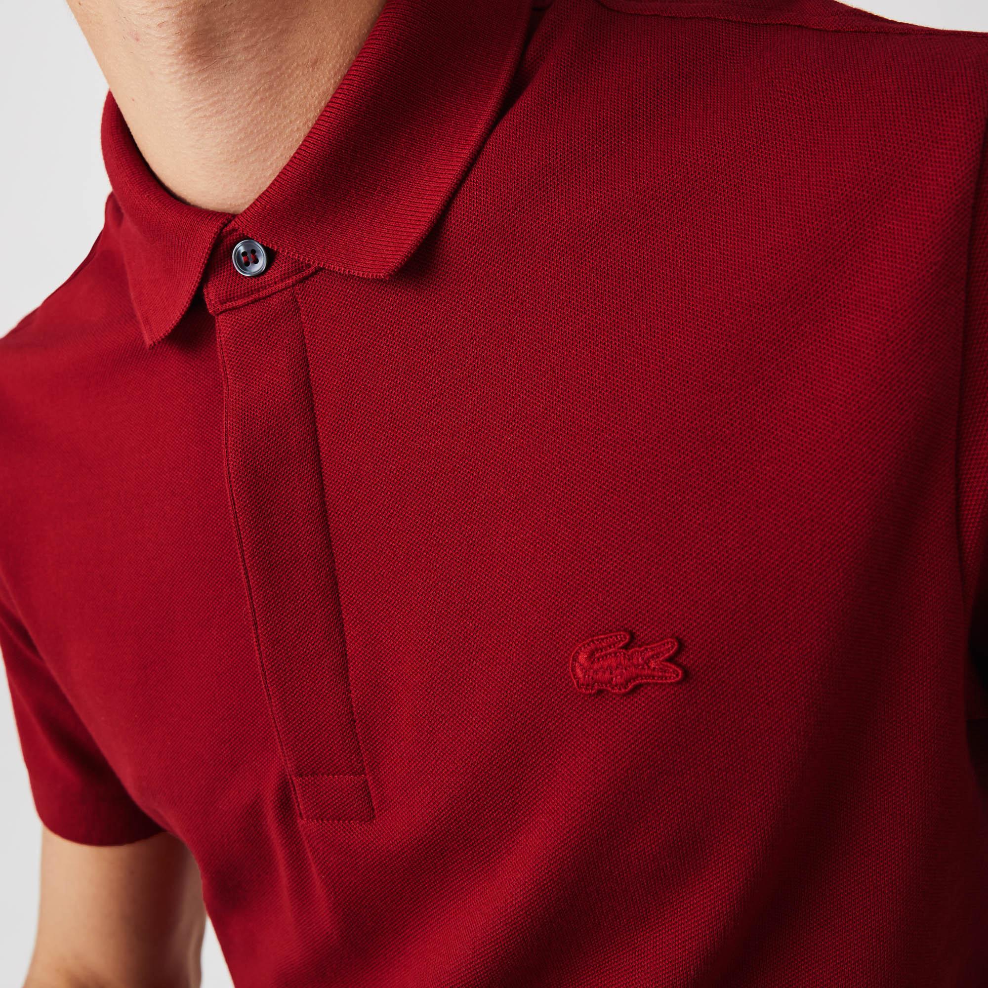 Lacoste Erkek Regular Fit Bordo Paris Polo