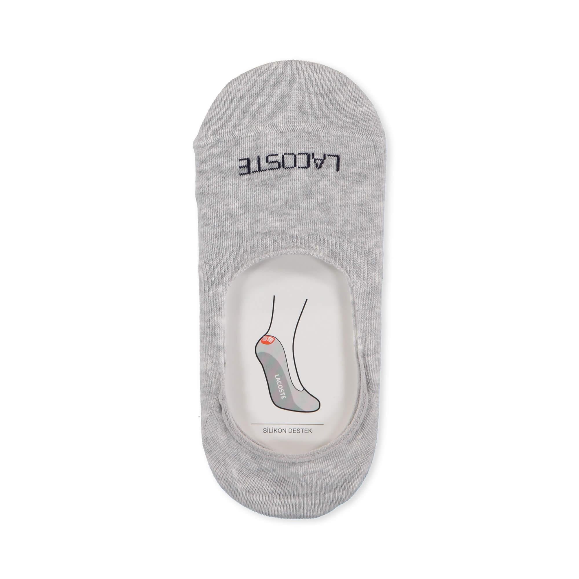 Lacoste Unisex 2'li Gri Çorap