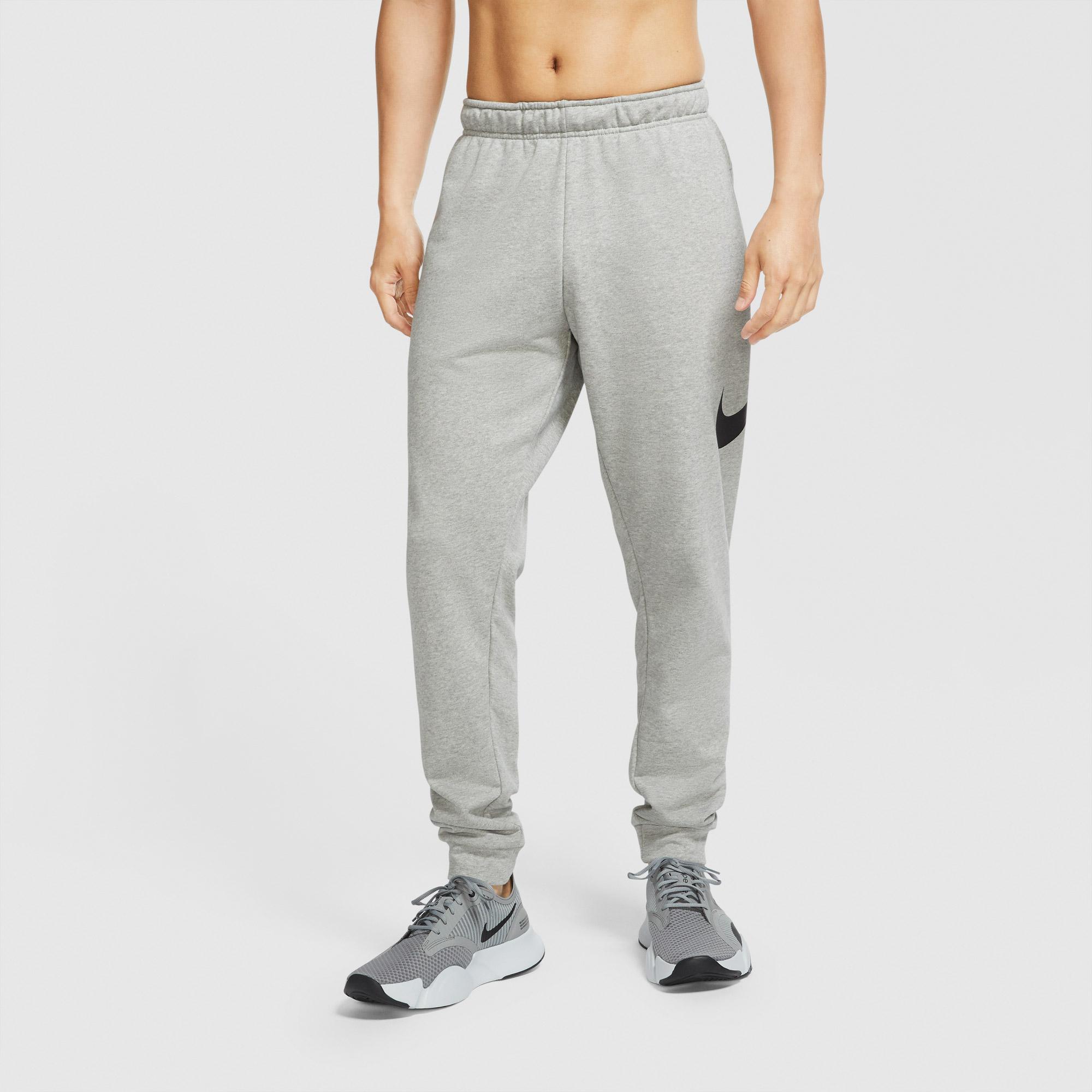 Nike Dri-FIT Taper FA Swsh Erkek Gri Eşofman Altı