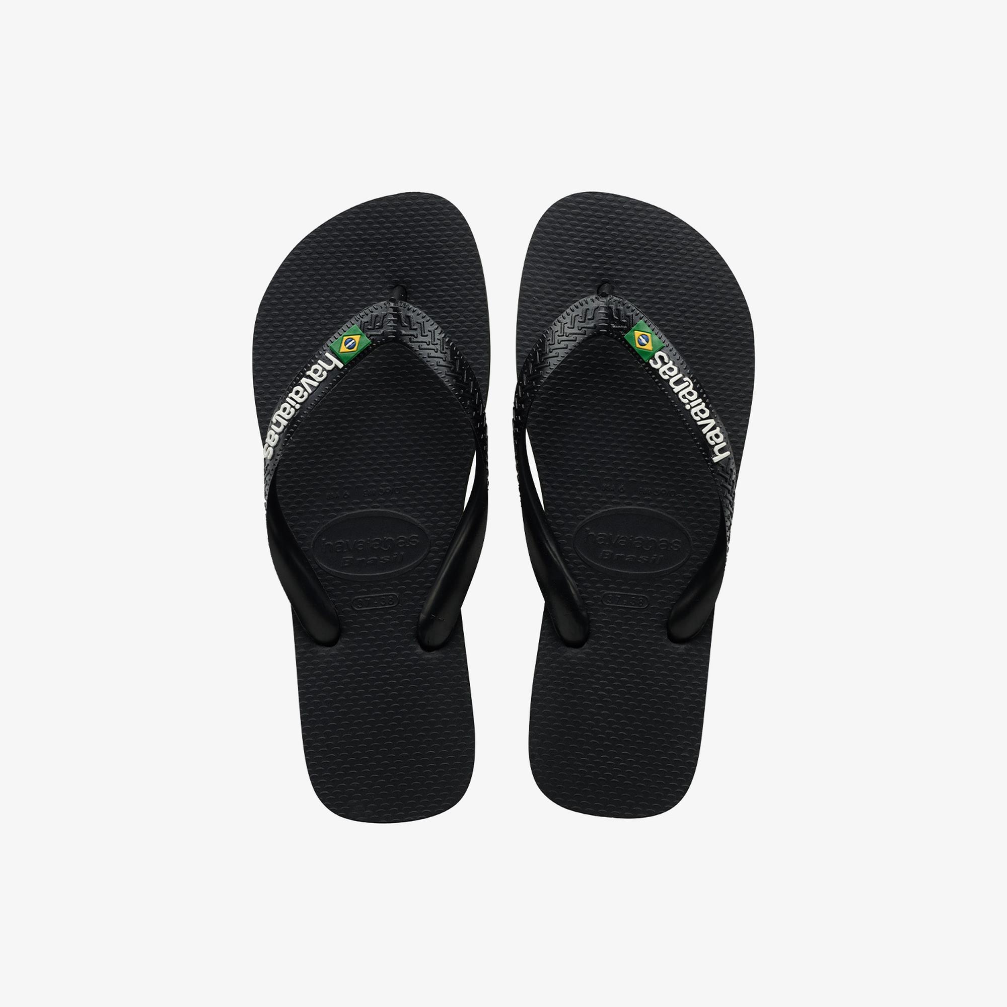 Havaianas Brasil Logo Erkek Siyah Terlik