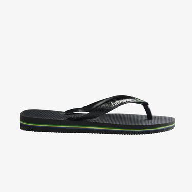  Havaianas Brasil Logo Erkek Siyah Terlik