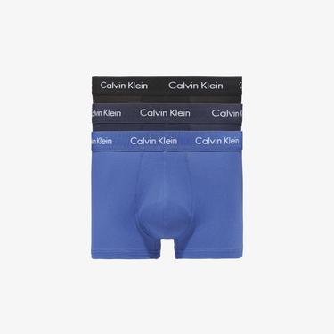  Calvin Klein 3'lü Pack Erkek Lacivert Boxer