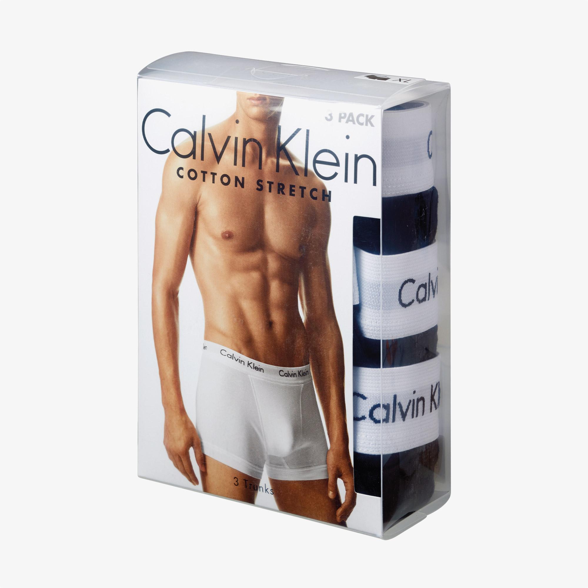 Calvin Klein 3'lü Low Rise Trunks Erkek Siyah Boxer
