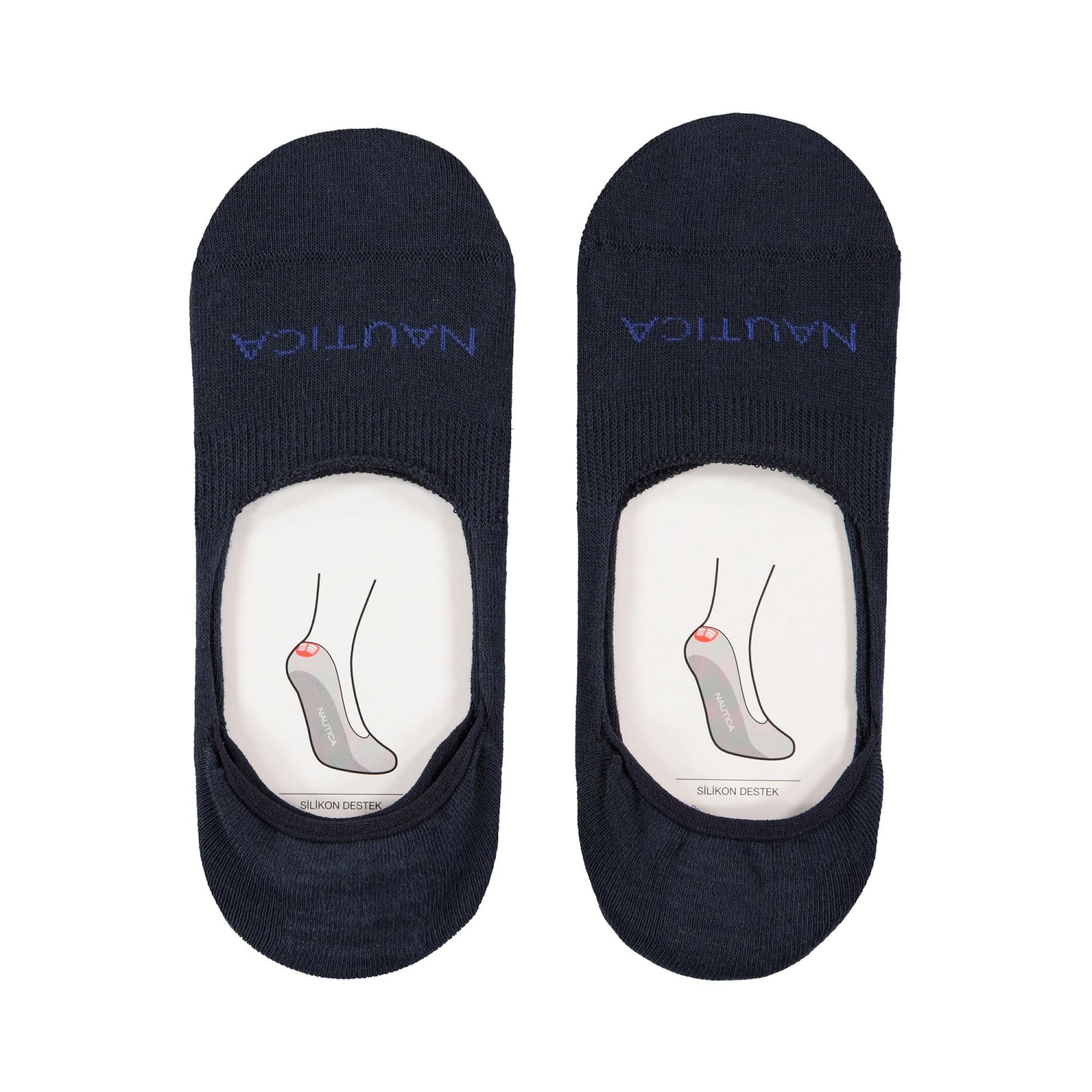 Nautica Unisex Lacivert 2'li Babet Çorap