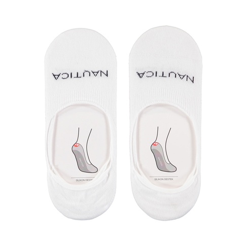  Nautica Unisex Beyaz 2Li Babet Çorap