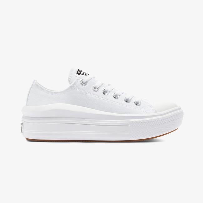  Converse Chuck Taylor All Star Move Low Platform Unisex Beyaz Sneaker