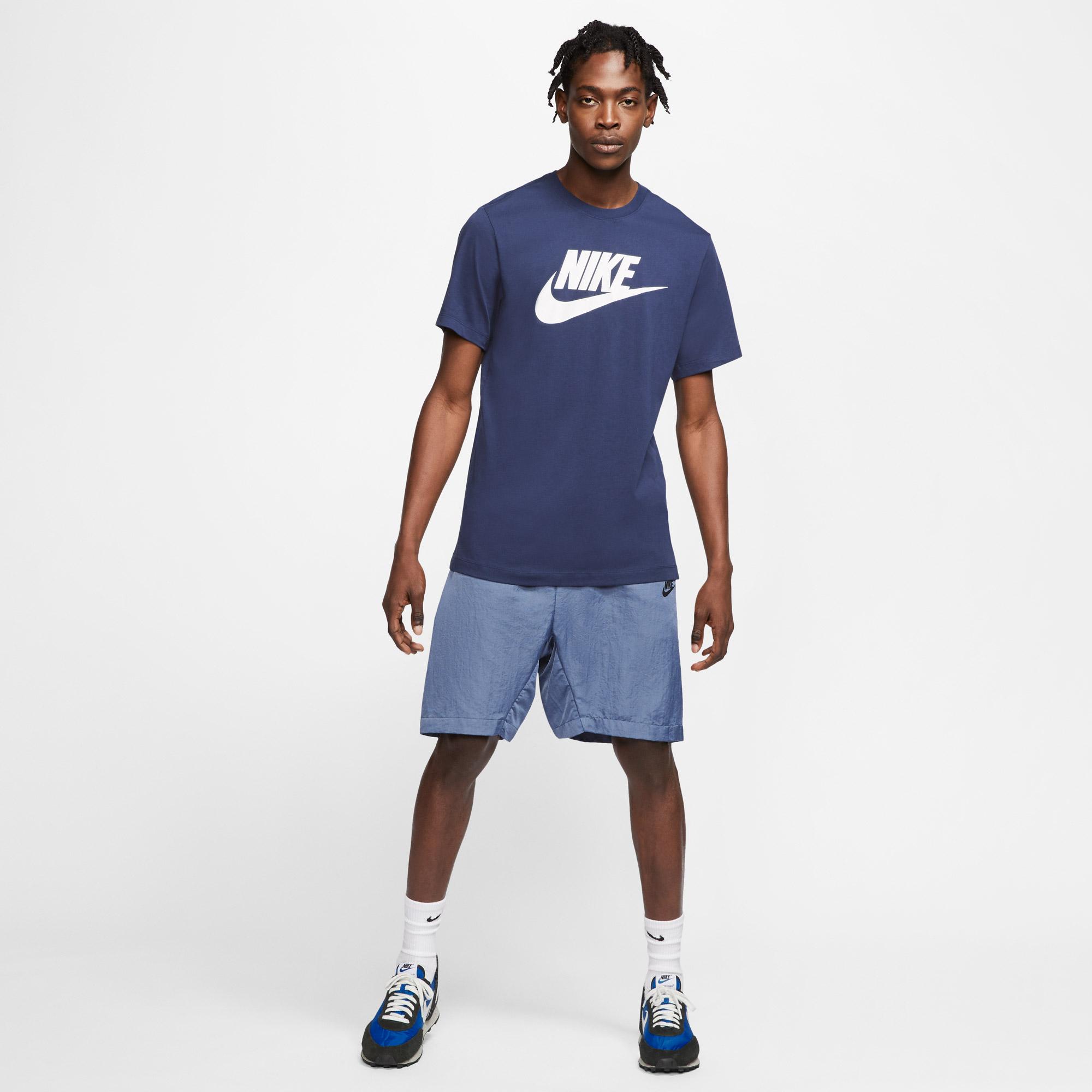 Nike Sportswear Icon Futura Erkek Lacivert T-Shirt