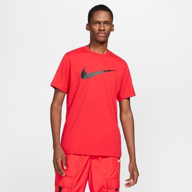  Nike Sportswear Icon Swoosh Erkek Kırmızı/Pembe T-Shirt
