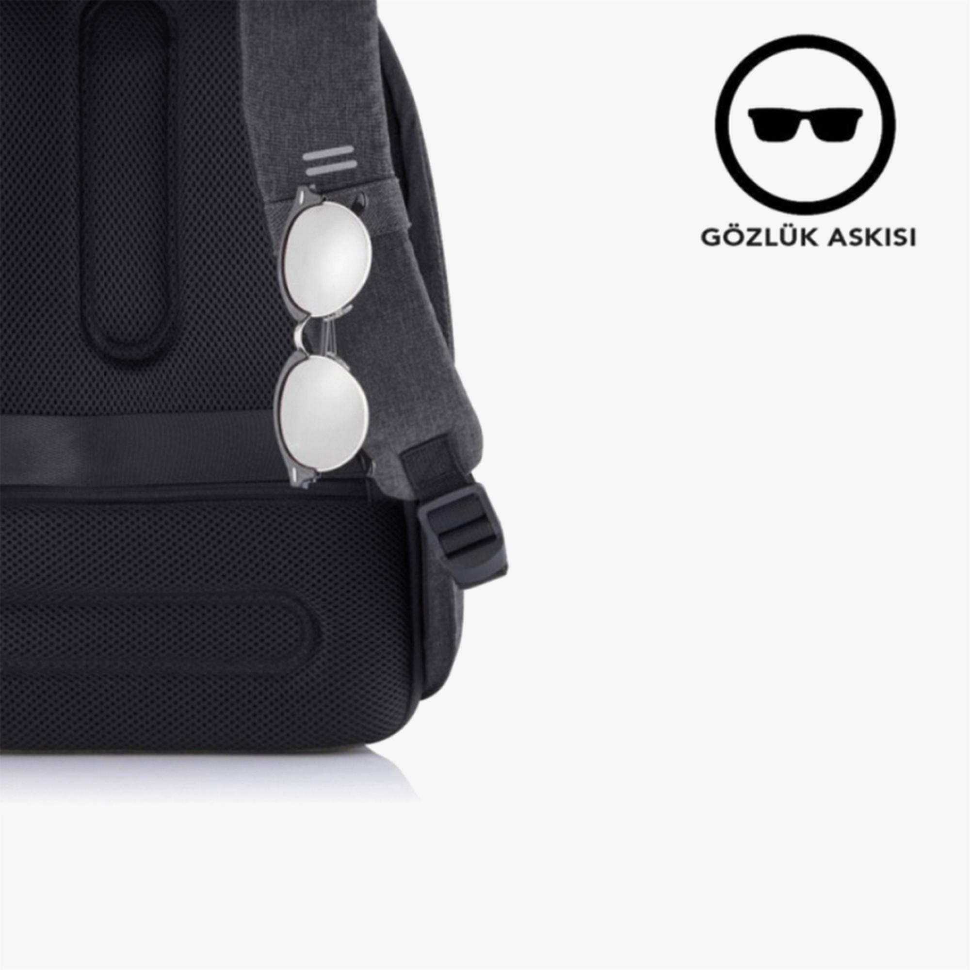 XD Design Bobby Hero Regular Unisex Siyah Sırt Çantası